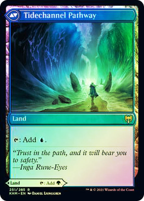 Barkchannel Pathway // Tidechannel Pathway [Kaldheim Prerelease Promos]-2
