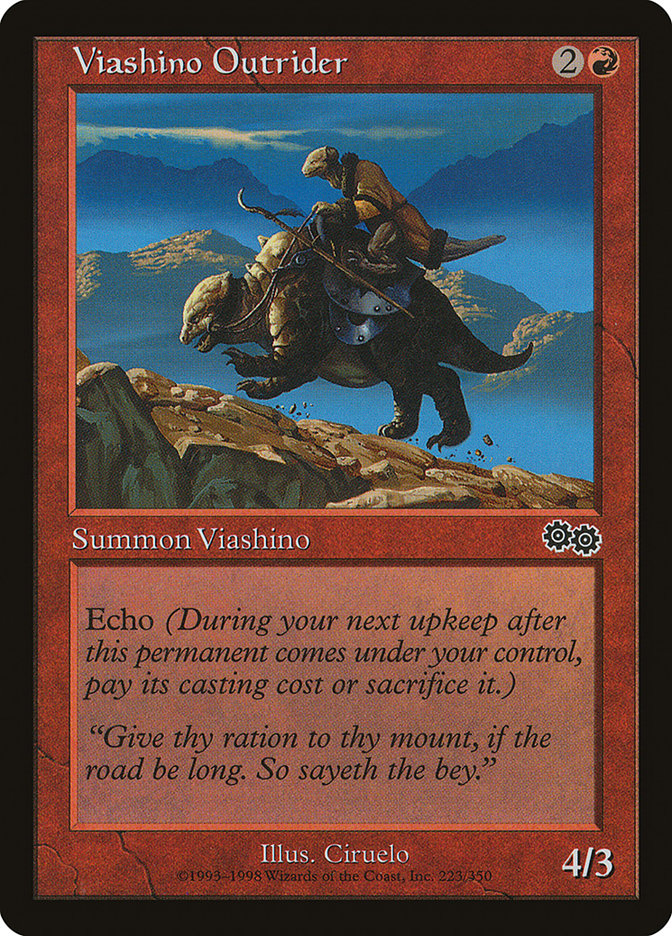 Viashino Outrider [Urza's Saga]-1