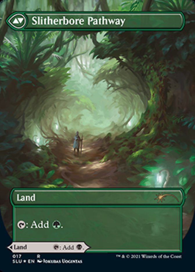 Darkbore Pathway // Slitherbore Pathway (Borderless) [Secret Lair: Ultimate Edition 2]-2