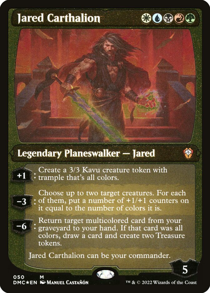 Jared Carthalion (Showcase Display Commander) [Dominaria United Commander]-1