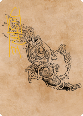 Decanter of Endless Water Art Card (Gold-Stamped Signature) [Commander Legends: Battle for Baldur's Gate Art Series]-1