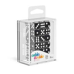 Oakie Doakie Dice D6 12 mm Solid - Black (36)-1