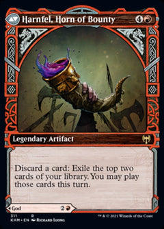 Birgi, God of Storytelling // Harnfel, Horn of Bounty (Showcase) [Kaldheim]-2