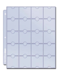 Ultra Pro Page - 20-Pocket Coin Holder-2