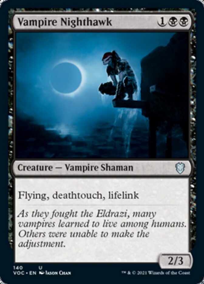 Vampire Nighthawk [Innistrad: Crimson Vow Commander]-1