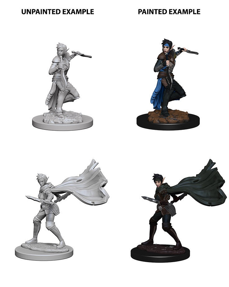 Pathfinder Deep Cuts Unpainted Miniatures Elf Female Rogue