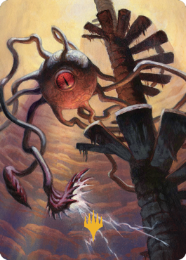 Death Kiss Art Card (Gold-Stamped Signature) [Commander Legends: Battle for Baldur's Gate Art Series]-1