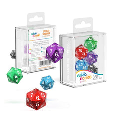 Oakie Doakie Dice D20 Spindown Speckled Selection 22mm (5)-1