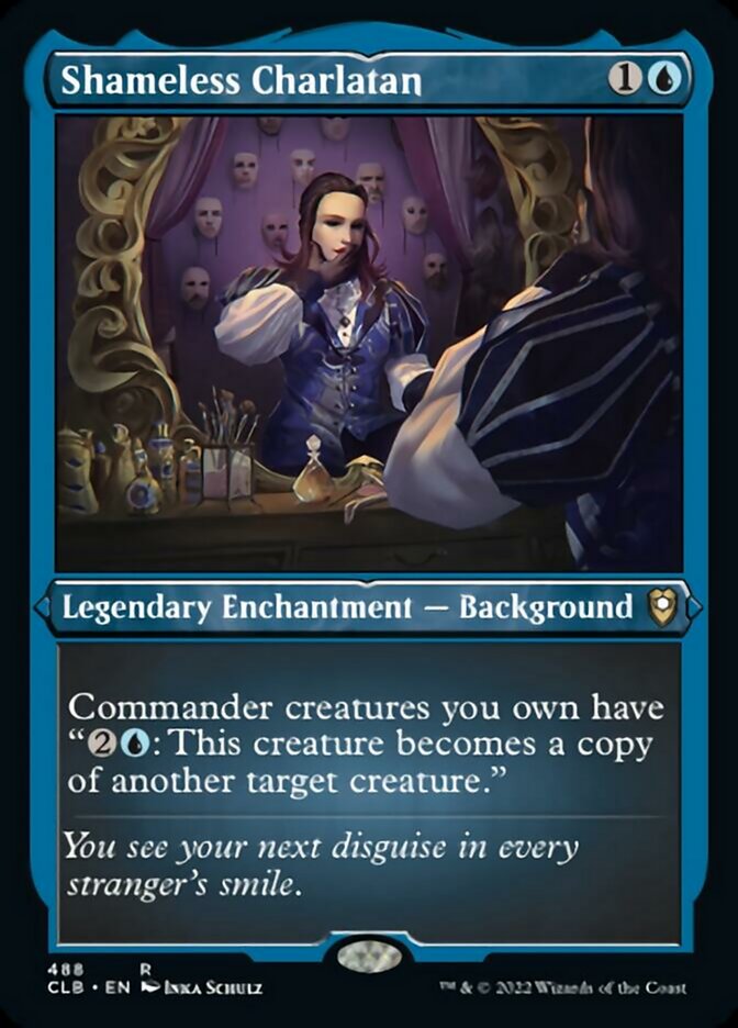 Shameless Charlatan (Foil Etched) [Commander Legends: Battle for Baldur's Gate]-1