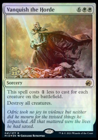 Vanquish the Horde [Innistrad: Midnight Hunt Prerelease Promos]-1