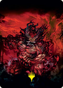 Vessel of the All-Consuming Art Card (Gold-Stamped Signature) [Kamigawa: Neon Dynasty Art Series]-1