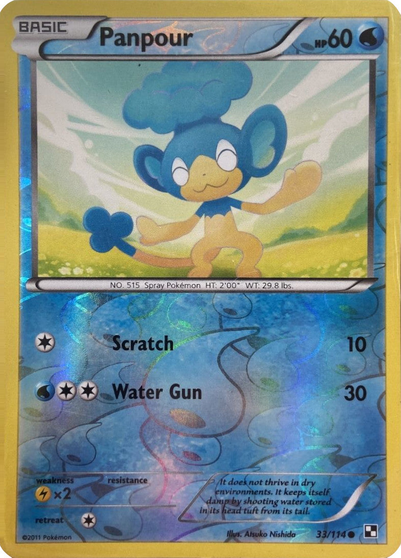 Panpour (33/114) (Energy Holo) [Black & White: Base Set]-1