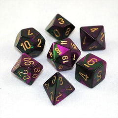 CHX 26434 Gemini Green-Purple/Gold 7-Die Set-1