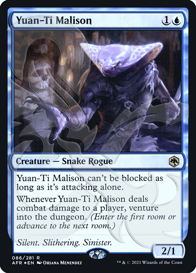 Yuan-Ti Malison (Ampersand Promo) [Dungeons & Dragons: Adventures in the Forgotten Realms Promos]-1