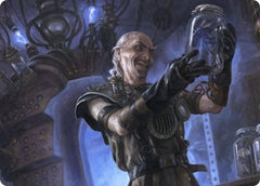 Delver of Secrets Art Card [Innistrad: Midnight Hunt Art Series]-1