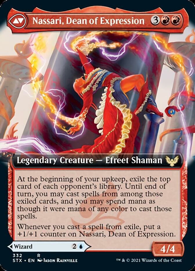 Uvilda, Dean of Perfection // Nassari, Dean of Expression (Extended Art) [Strixhaven: School of Mages]-2