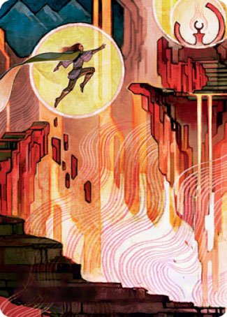 Thrill of Possibility Art Card [Strixhaven: School of Mages Art Series]-1