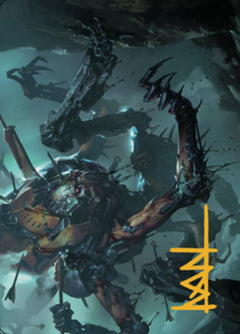 Scrapwork Rager Art Card (Gold-Stamped Signature) [The Brothers' War Art Series]-1