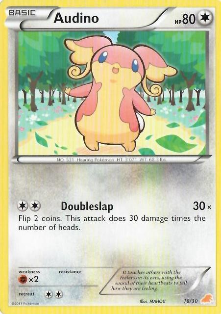 Audino (18/30) [Black & White: Trainer Kit - Excadrill]-1