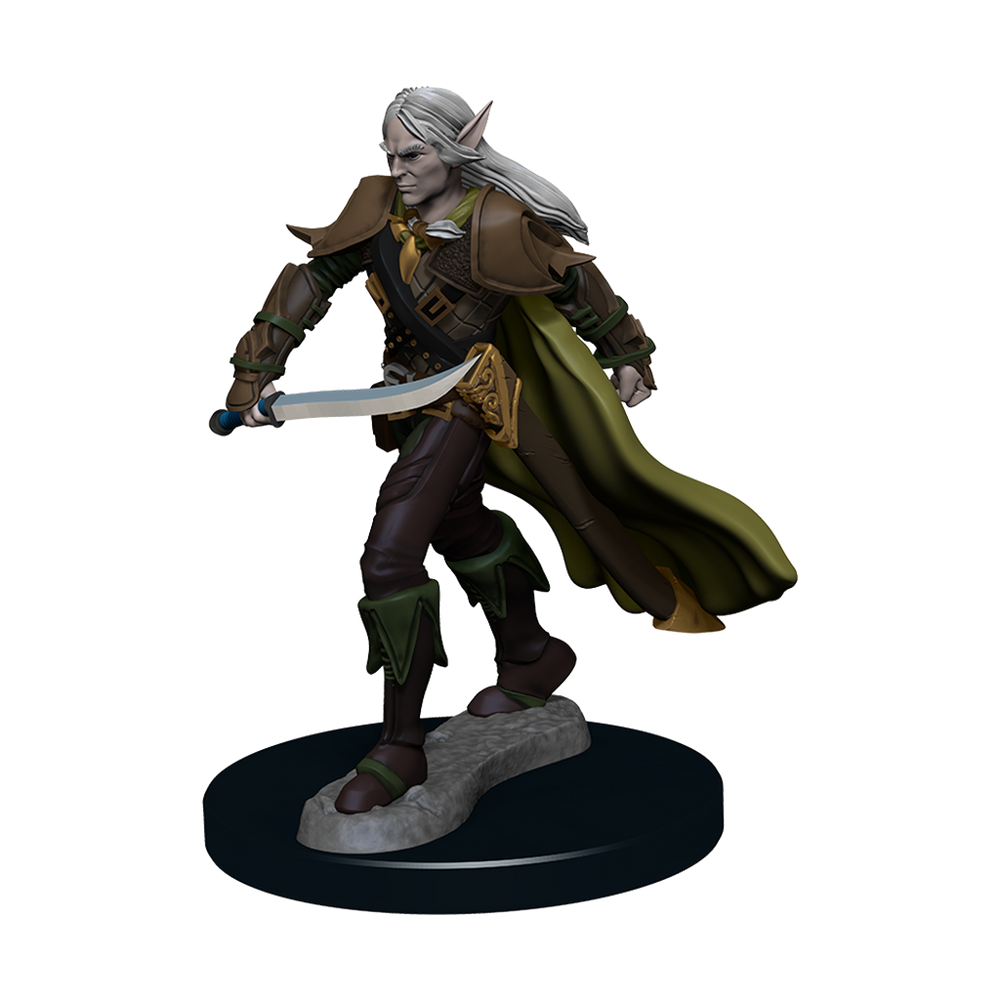 Pathfinder Battles Premium Painted Figure Elf Fighter Male