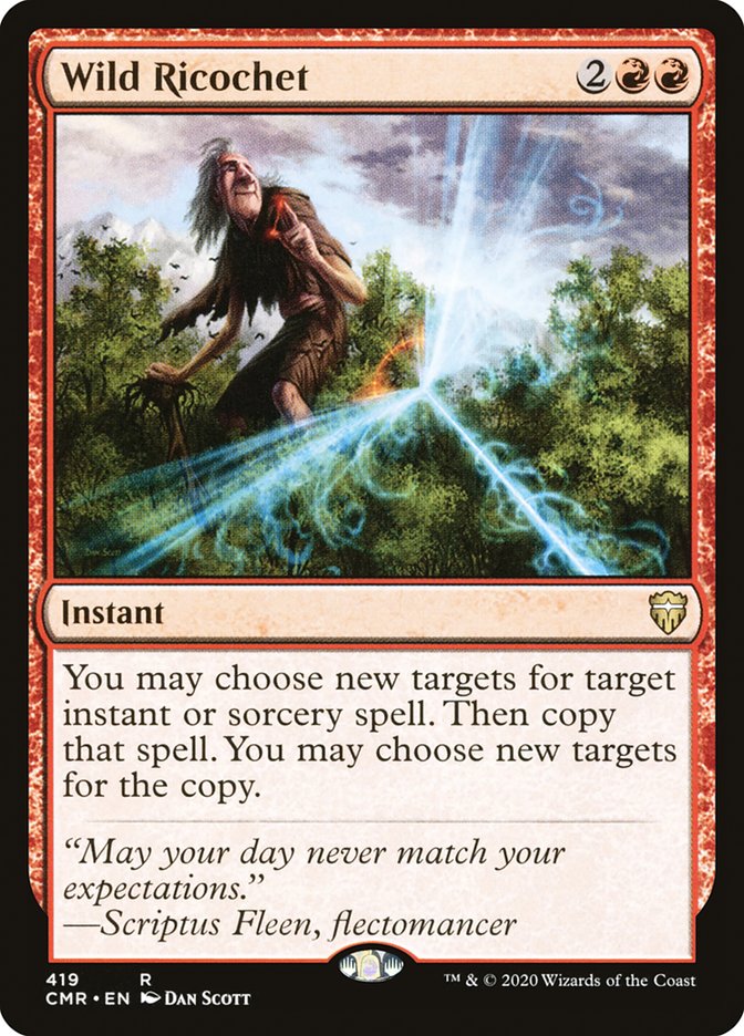Wild Ricochet [Commander Legends]-1