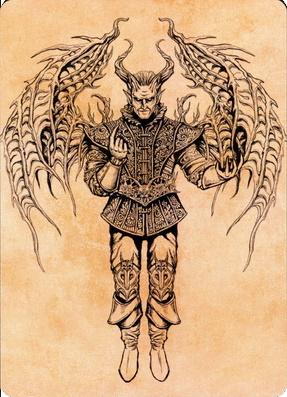 Raphael, Fiendish Savior Art Card (75) [Commander Legends: Battle for Baldur's Gate Art Series]-1