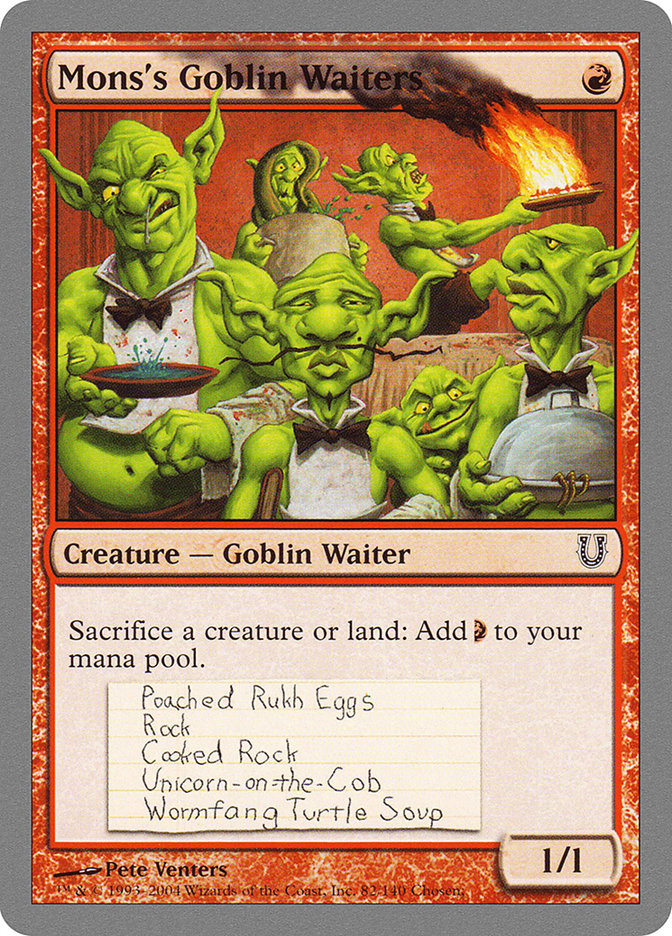 Mons's Goblin Waiters [Unhinged]-1