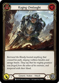 Raging Onslaught (Blue) [U-WTR190] (Welcome to Rathe Unlimited)  Unlimited Normal-1