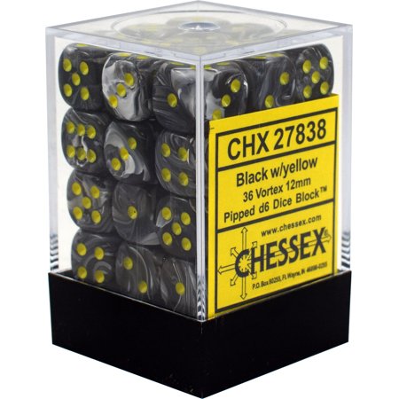 CHX 27838 Vortex 12mm d6 Black/Yellow Block (36)-1