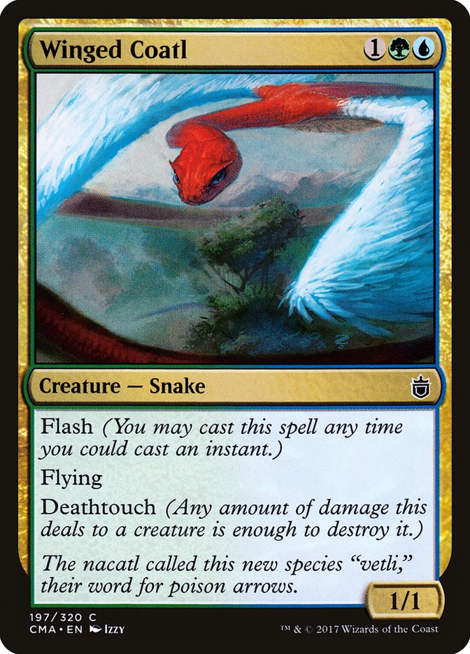 Winged Coatl [Commander Anthology]-1