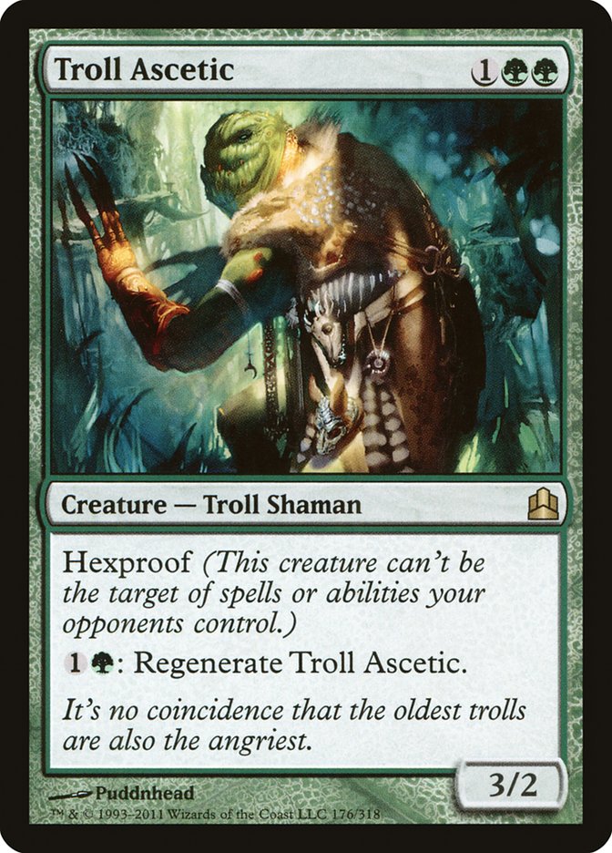 Troll Ascetic [Commander 2011]-1