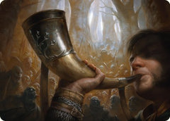 Horn of Gondor Art Card [The Lord of the Rings: Tales of Middle-earth Art Series]-1