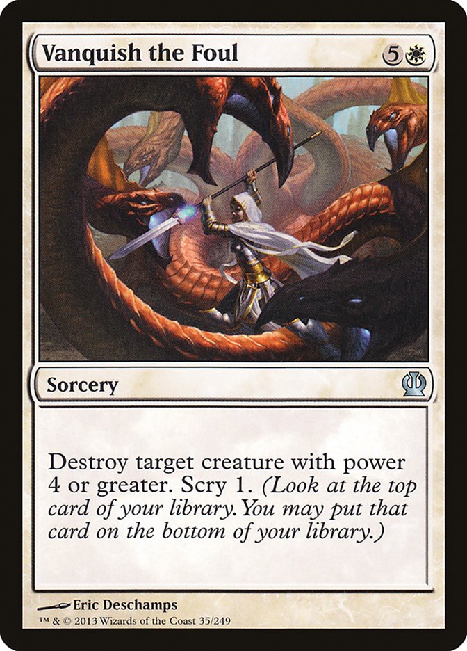 Vanquish the Foul [Theros]-1