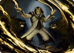 Leonin Lightscribe Art Card [Strixhaven: School of Mages Art Series]-1