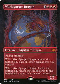 Worldgorger Dragon (Borderless Alternate Art) [Dominaria Remastered]-1