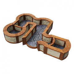 WarLock Tiles Expansion Pack - 1 inch Town & Village Angles & Curves-1