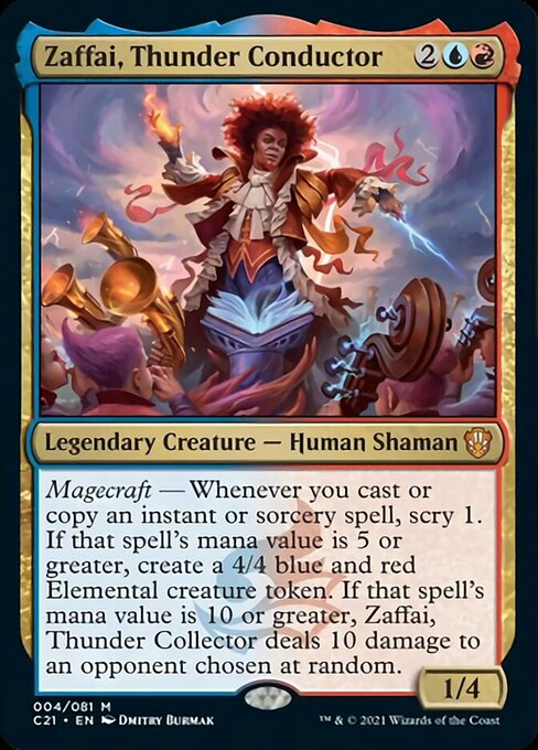 Zaffai, Thunder Conductor [Commander 2021]-1