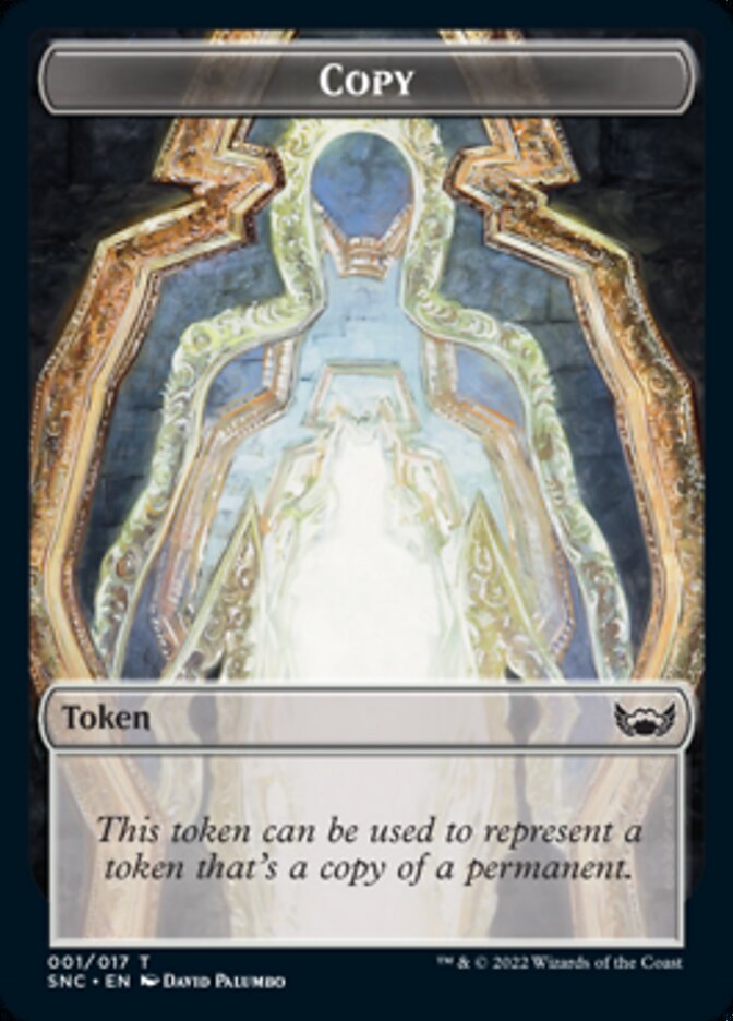 Treasure (017) // Copy Double-Sided Token [Streets of New Capenna Tokens]-2