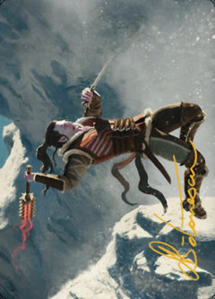 Balduvian Berserker Art Card (Gold-Stamped Signature) [Dominaria United Art Series]-1
