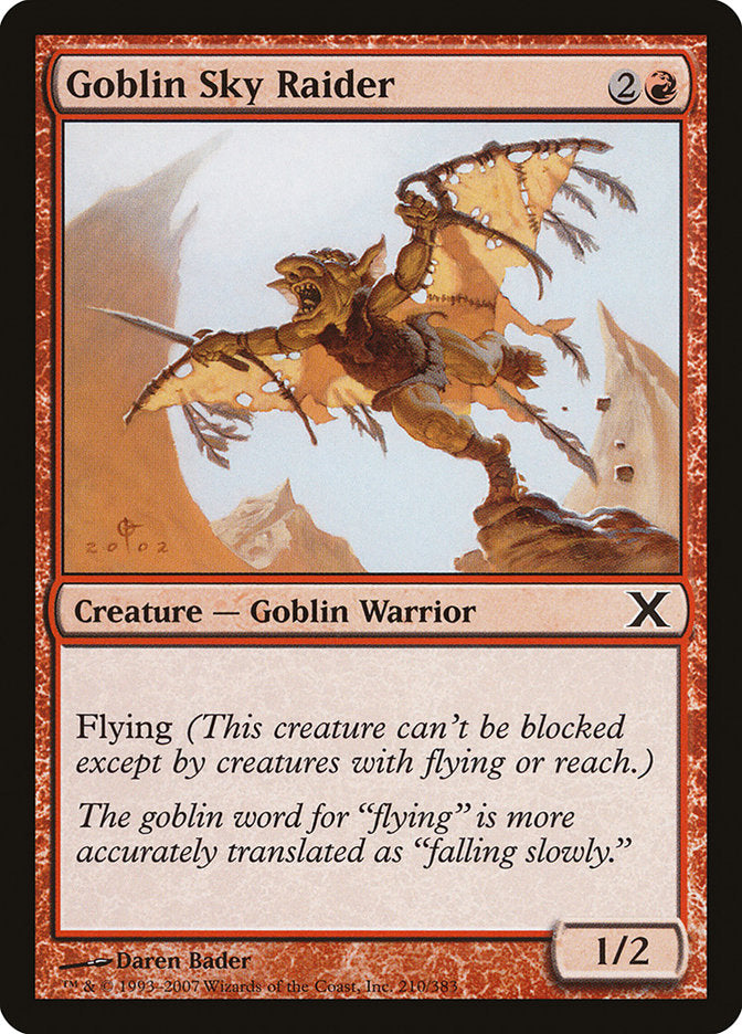 Goblin Sky Raider [Tenth Edition]-1