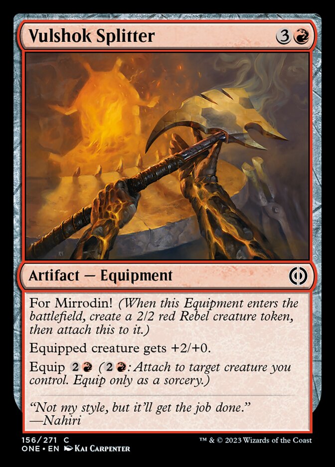 Vulshok Splitter [Phyrexia: All Will Be One]-1