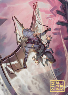 Kitesail Cleric Art Card (Gold-Stamped Signature) [Zendikar Rising Art Series]-1