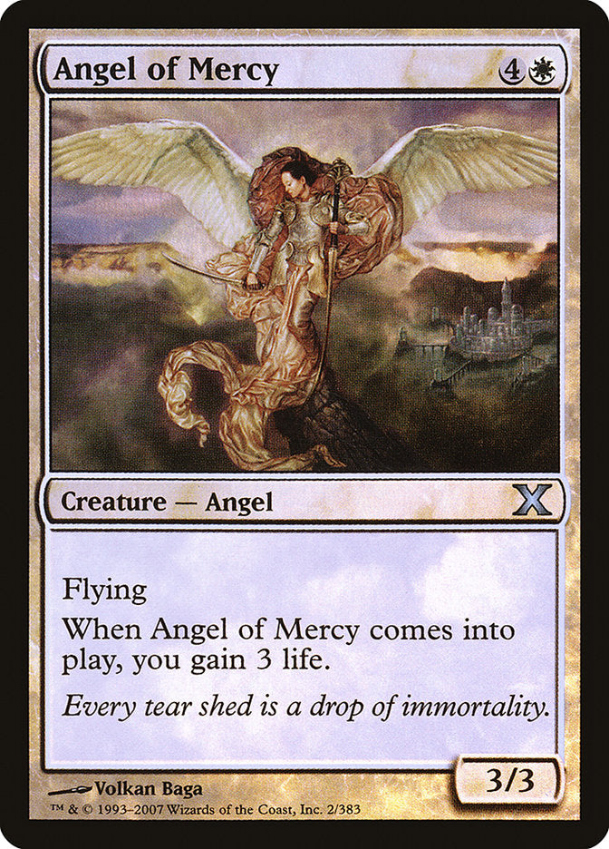 Angel of Mercy (Premium Foil) [Tenth Edition]-1