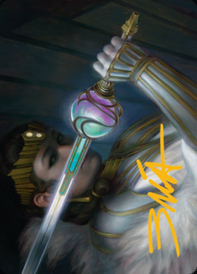 Luxior, Giada's Gift Art Card (Gold-Stamped Signature) [Streets of New Capenna Art Series]-1