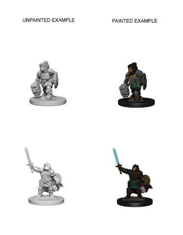 D&D Nolzurs Marvelous Unpainted Miniatures Dwarf Female Paladin