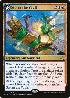 Storm the Vault // Vault of Catlacan [Rivals of Ixalan]-1