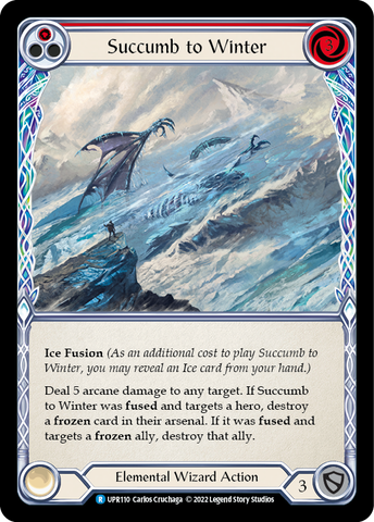 Succumb to Winter (Red) [UPR110] (Uprising)  Rainbow Foil