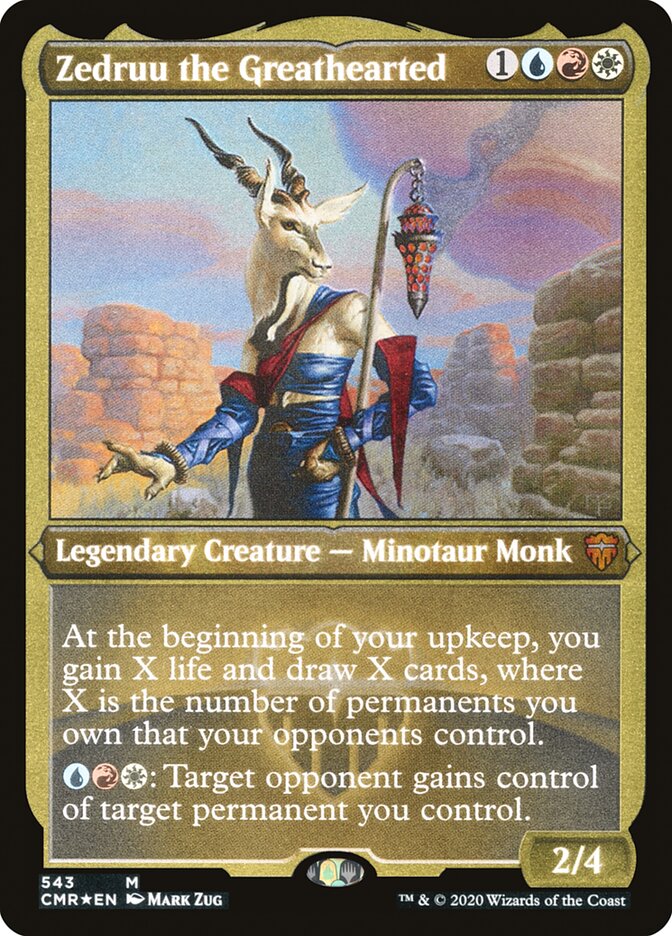 Zedruu the Greathearted (Etched) [Commander Legends]-1