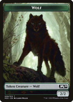 Wolf Token [Core Set 2020 Tokens]-1