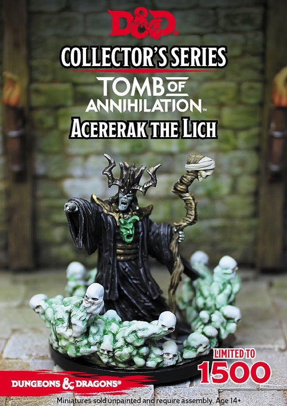 D&D Collectors Series Miniatures Tomb of Annihilation Acererak the Liche-1